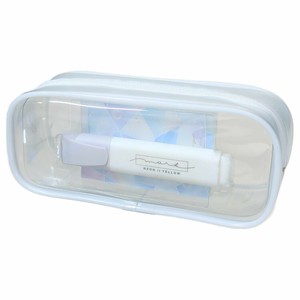 【文房具セット】クリアペンポーチ文具ギフトセット ホワイト