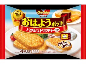 ハインツ日本　おはようポテト　4枚入り240g x16　【冷凍食品】