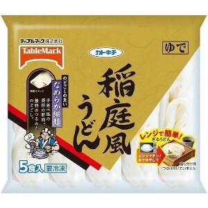 テーブルマーク 稲庭風うどん 5食 180gx5 x8　【冷凍食品】