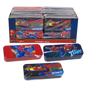 スパイダーマン 缶ペンケース  1ケース24個売り
