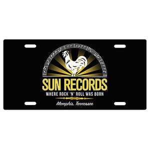 【ミュージック ＆ フィルム スター】ライセンス プレート Sun Records Where Rock "N" Roll Was Born