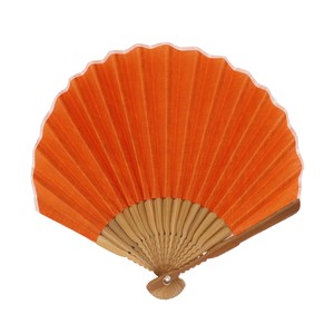 Japanese Fan Orange Ladies 22cm 2024 New