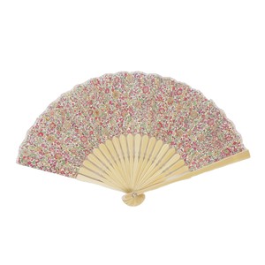 Japanese Fan Pink Floral Pattern Ladies' 2024 NEW 20cm