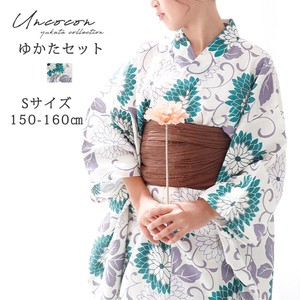 Kimono/Yukata Cotton Linen Size S Set of 2