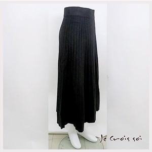 Skirt Plain Color Knit Skirt
