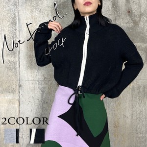Sweater/Knitwear Bicolor Blouson