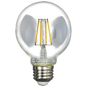 LEDフィラメント電球 ボール形 G形 クリア E26口金 2700K 調光対応 白熱電球40W相当 TZG70E26C-4-100/27