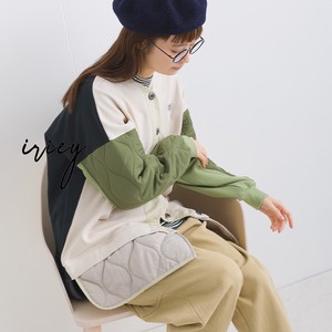 Blouson Jacket Quilted Cardigan Sweater Blouson Switching Spring/Summer