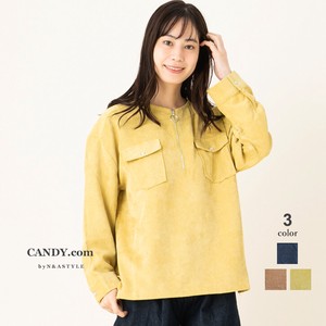 T-shirt Long Sleeves Front Tops Ladies' Autumn/Winter