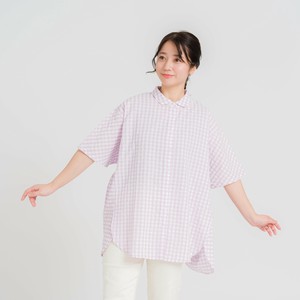Button Shirt/Blouse Shirtwaist Oversized 2024 Spring/Summer