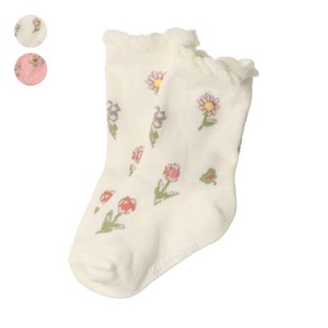 儿童袜子 花卉图案