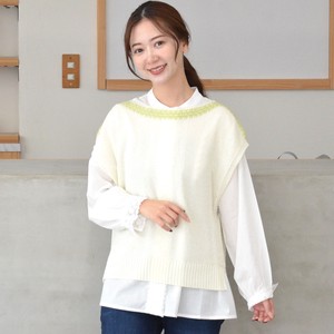 Vest/Gilet Color Palette Sweater Vest Made in Japan
