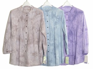 Button Shirt/Blouse Pintucked M