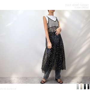 Casual Dress Tulle Flocking Finish One-piece Dress 【2024NEW】