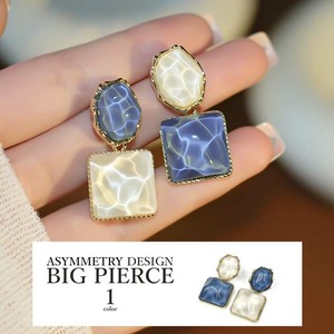Pierced Earrings Gold Post Design White Bird Jewelry Ladies'