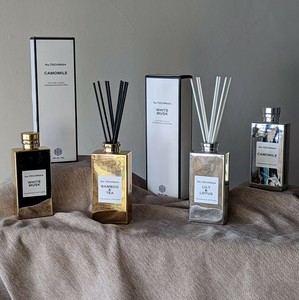 FRAGRANCE DIFFUSER -LEAF BOTTLE- / フレグランス インテリア ゴールド シルバー