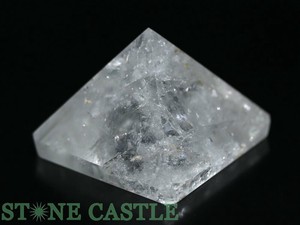 ☆一点物☆【置き石】ピラミッド型 水晶 約50mm No.10 【天然石 パワーストーン】