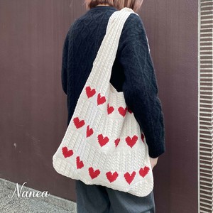 Tote Bag Heart-Patterned 2024 NEW