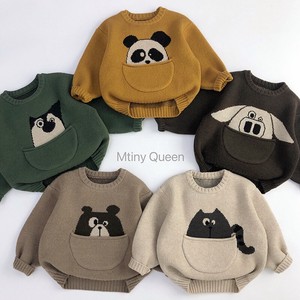 Kids' Sweater/Knitwear Animals Pocket Spring M Kids