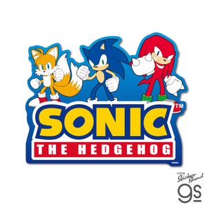 ソニック ビッグサイズステッカー 集合 セガ Sonic ソニックシリーズ キャラクター ステッカー SONIC18