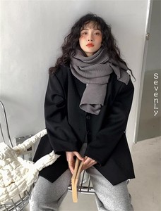 韓国ファッション  カップルウェア スカーフ ストール「2023新作」