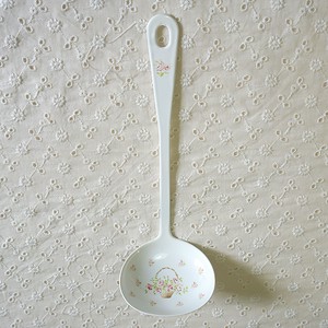 珐琅 汤勺/勺子 小鸟 日本制造