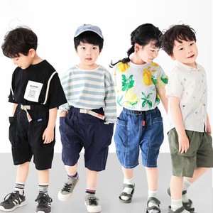 Kids' Short Pant Pocket cotton Summer M