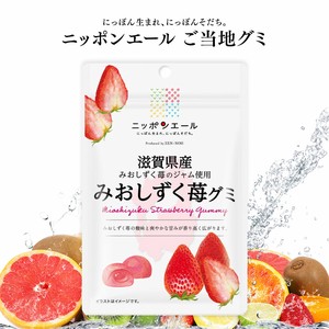 ご当地グミ ニッポンエール 滋賀県産 みおしずく苺グミ 果実グミ 全国農協食品