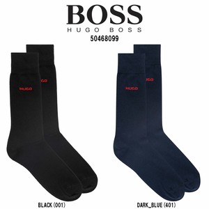 HUGO BOSS(ヒューゴボス)ソックス 2足セット 靴下 クルー丈 カジュアル メンズ 50468099