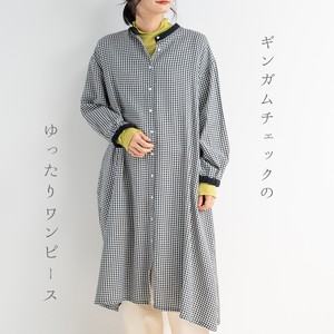 Casual Dress Check One-piece Dress 【2024NEW】