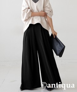 Antiqua Cropped Pant Tucked Wide Pants Bottoms Long Ladies'