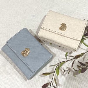 Trifold Wallet Hedgehog Gamaguchi Compact 4-colors