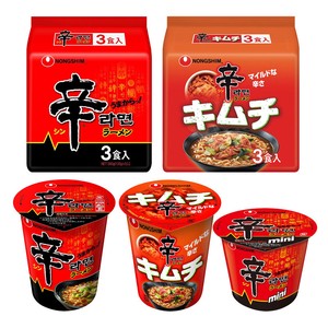 農心ジャパン 辛ラーメン カップ＆袋麺 5種12食アソートセット バラエティセット