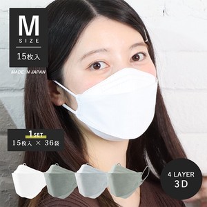 オリジナル立体マスク　"FLマスク"　15枚入×36袋で1SET 医療用クラスIII取得の高性能マスク