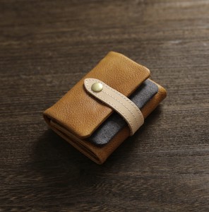 Trifold Wallet Cattle Leather Unisex