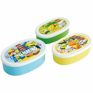 便当盒 抗菌加工 洗碗机对应 TOMICA小汽车 Skater 3件每组