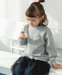 Kids' Full-Length Pant Sweatshirt Brushed Lining Embroidered