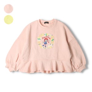 Kids' 3/4 Sleeve T-shirt Flowers Embroidered