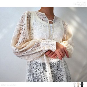 Casual Dress Slit Puff Sleeve One-piece Dress 【2024NEW】