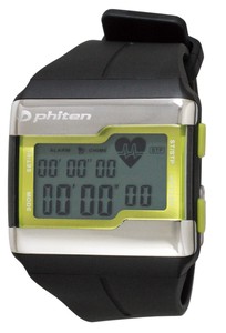 <大特価>心拍計測ファイテンウォッチ デジタルウオッチ 腕時計【PH-D075-GN】プチプラ