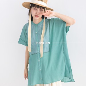 Button Shirt/Blouse Cotton Crepe NEW 2024 Spring/Summer