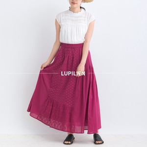 Skirt Patchwork Schiffli Switching Natulan Listed NEW 2024 Spring/Summer