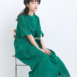Casual Dress Pintucked One-piece Dress