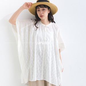 Button Shirt/Blouse Patchwork Switching