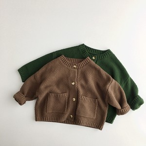 Kids' Sweater/Knitwear Knitted Pocket Cardigan Sweater Spring Kids
