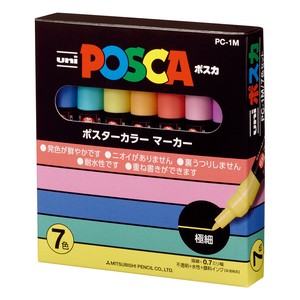 【(uni)三菱鉛筆】ポスカ　PC−1M  7色