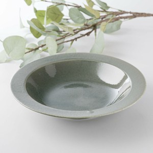Mino ware Main Plate Gray M Western Tableware Made in Japan