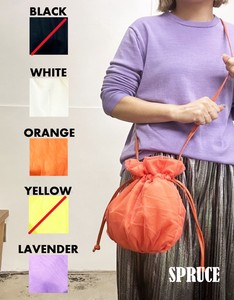 Shoulder Bag Tulle Shoulder Spring/Summer Drawstring Bag