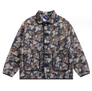 Coat Floral Pattern Outerwear