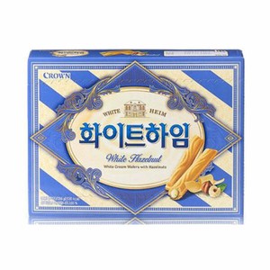 クラウン ホワイトハイム  韓国お菓子 ヘーゼルナッツ風味